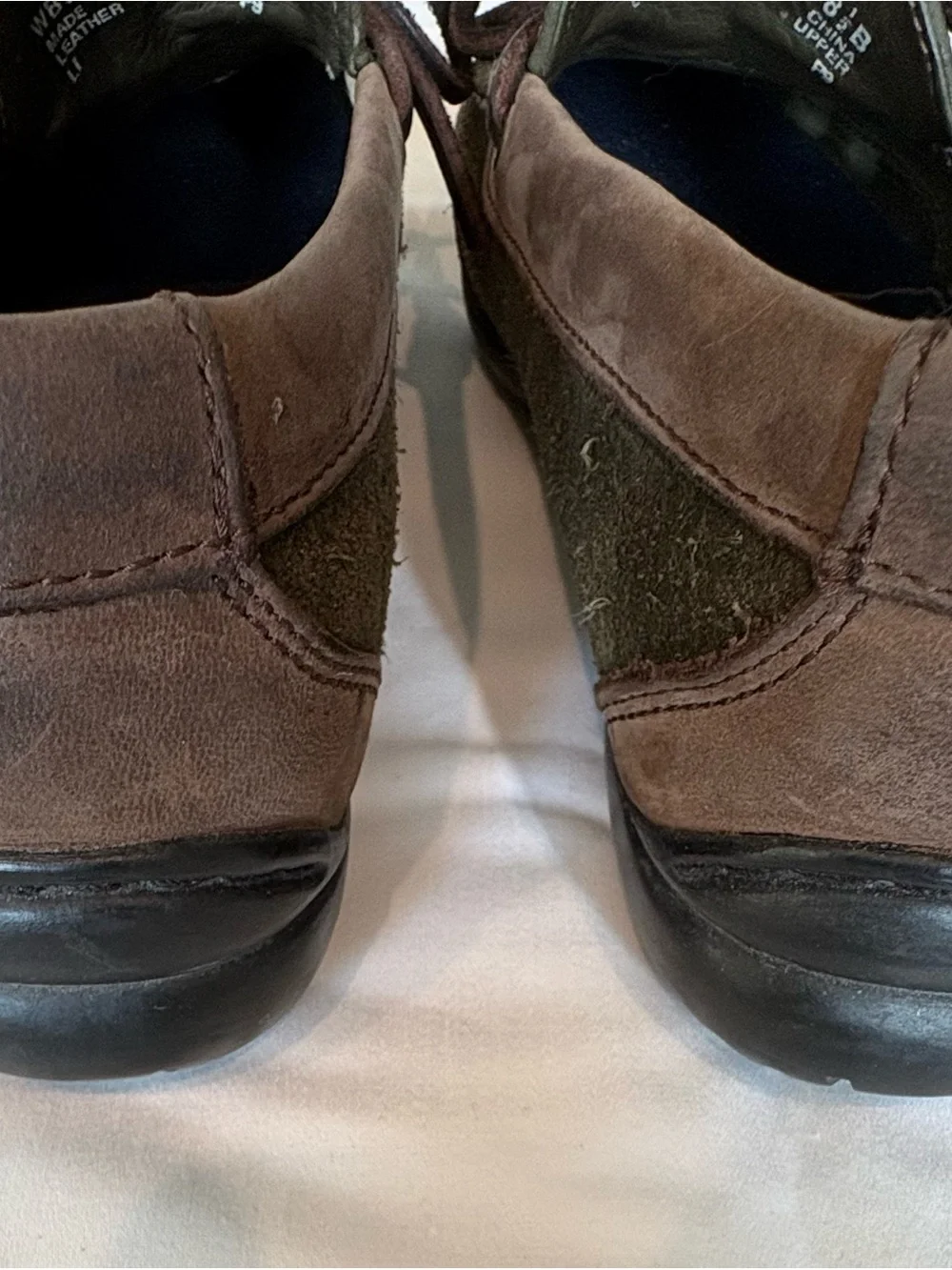 Polo by Ralph Lauren Olive Brown Suede Moccasin Loafers